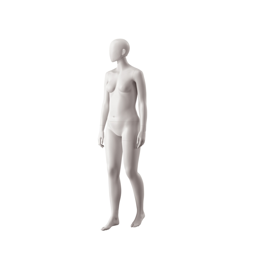 Dames mannequin, collectie NXT - gen Z, kleur lichtgrijs, wandelende pose 017