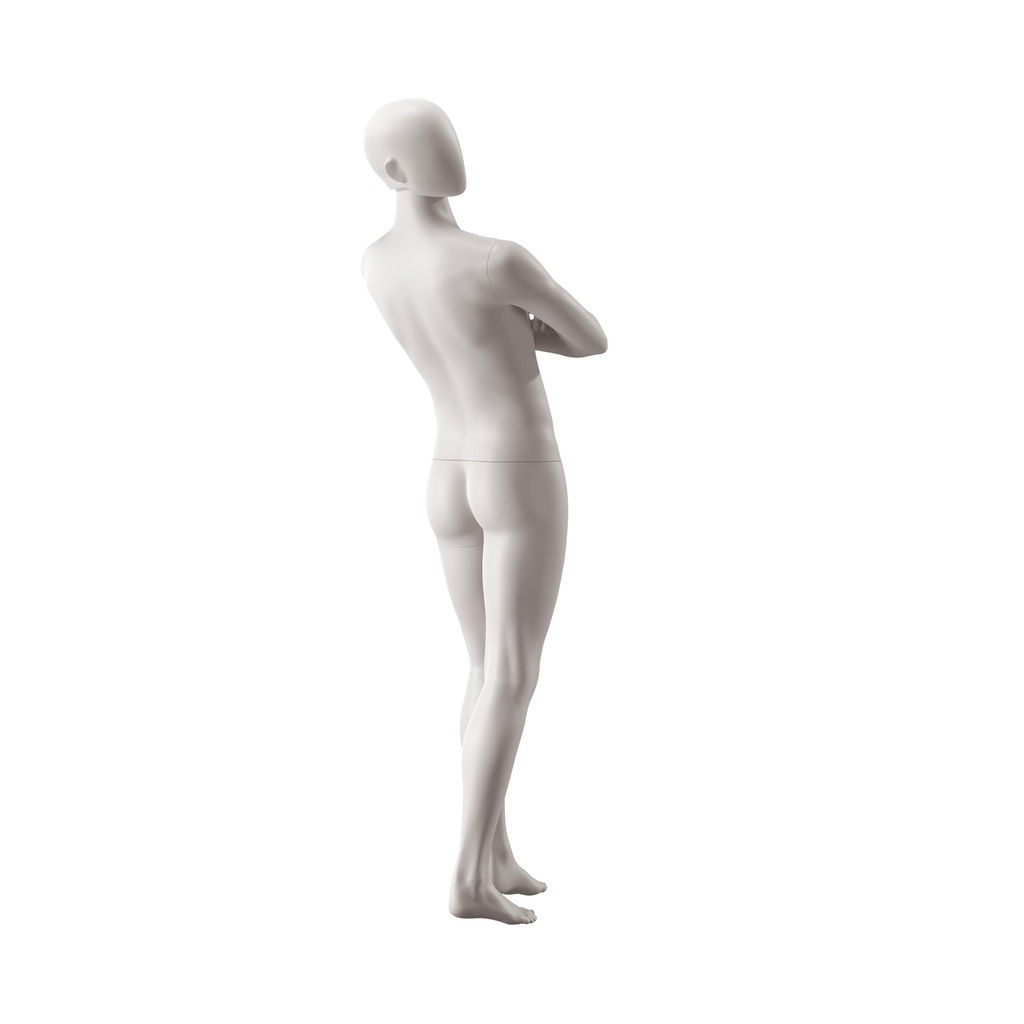 Heren mannequin, collectie NXT - gen Z, kleur lichtgrijs, staande pose 021