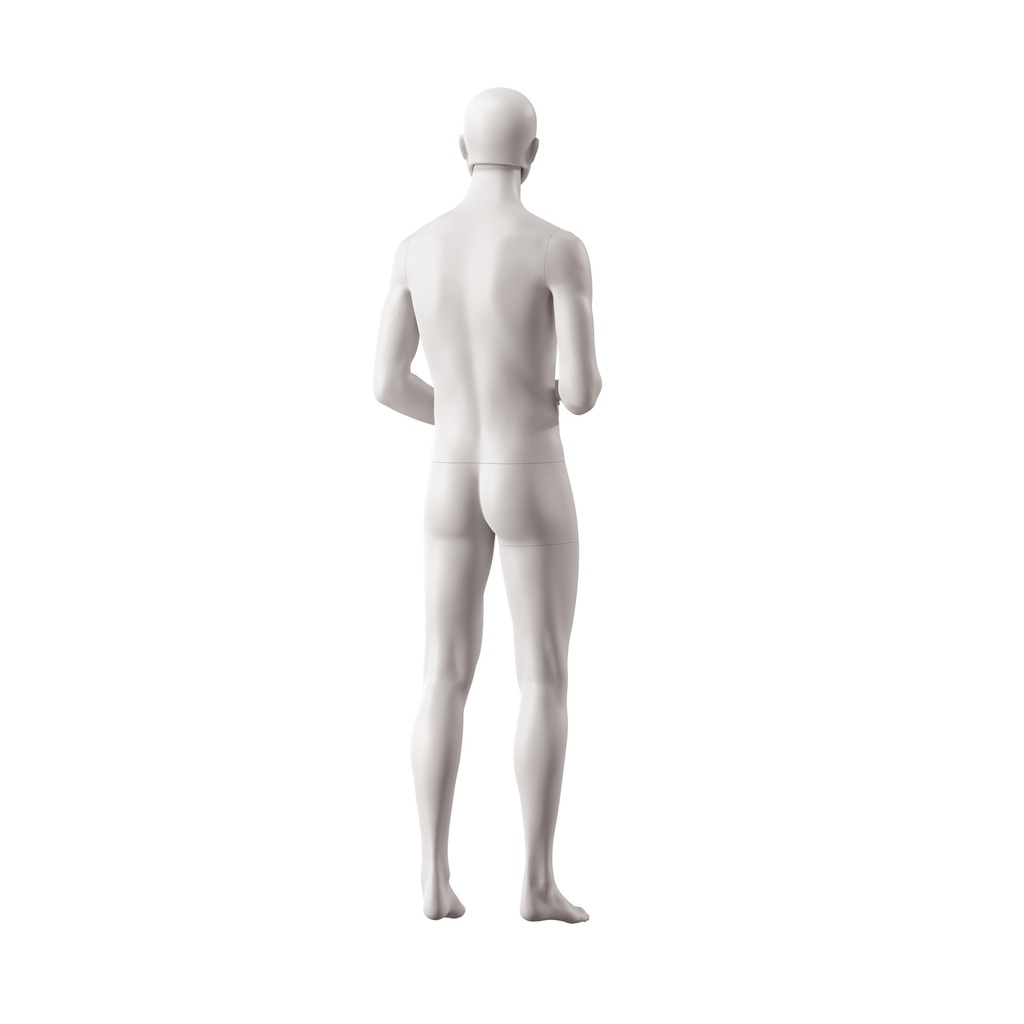 Heren mannequin, collectie NXT - gen Z, kleur lichtgrijs, staande pose 023