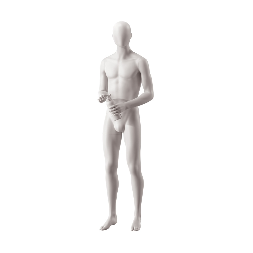 Heren mannequin, collectie NXT - gen Z, kleur lichtgrijs, staande pose 023