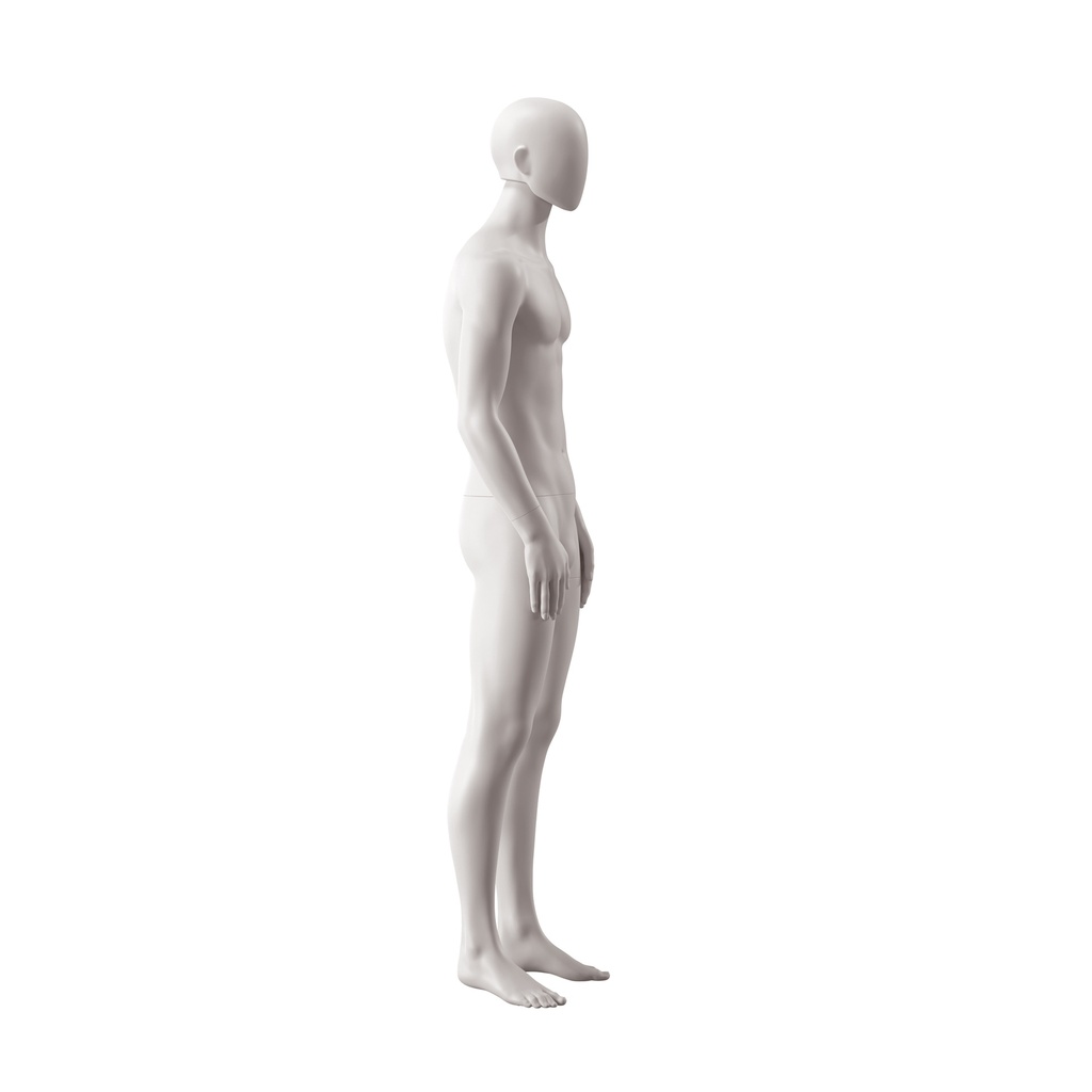 Heren mannequin, collectie NXT - gen Z, kleur lichtgrijs, staande pose 025