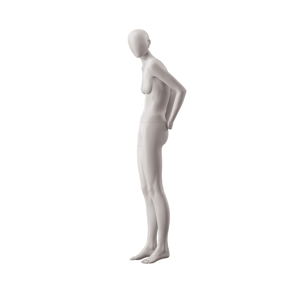 Dames mannequin, collectie NXT - gen Z, kleur lichtgrijs, staande pose 014