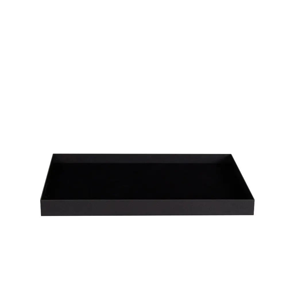 BINK - Plateau de présentation pour chemises avec support, acier vernis de poudre noir