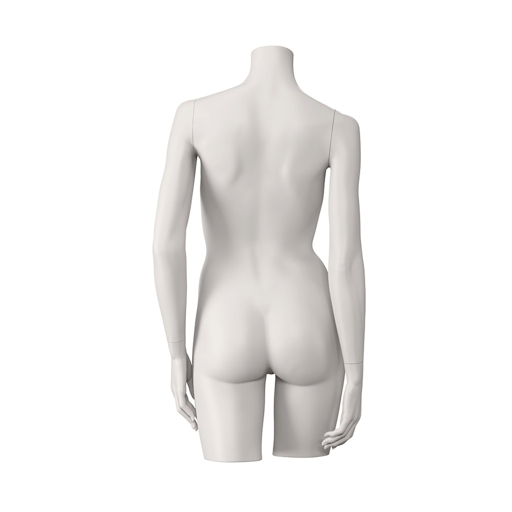 BINK - Damenbüste für Lingerie, mit Armen, B-Cup, weiss