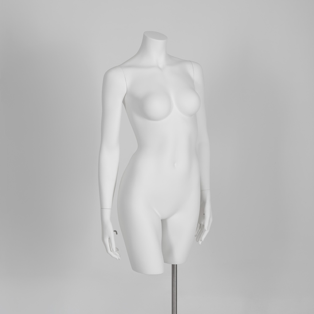 BINK - Damenbüste für Lingerie, mit Armen, B-Cup, weiss
