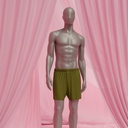 Paspop lingerie heer, metallic huidskleur, staande pose 52