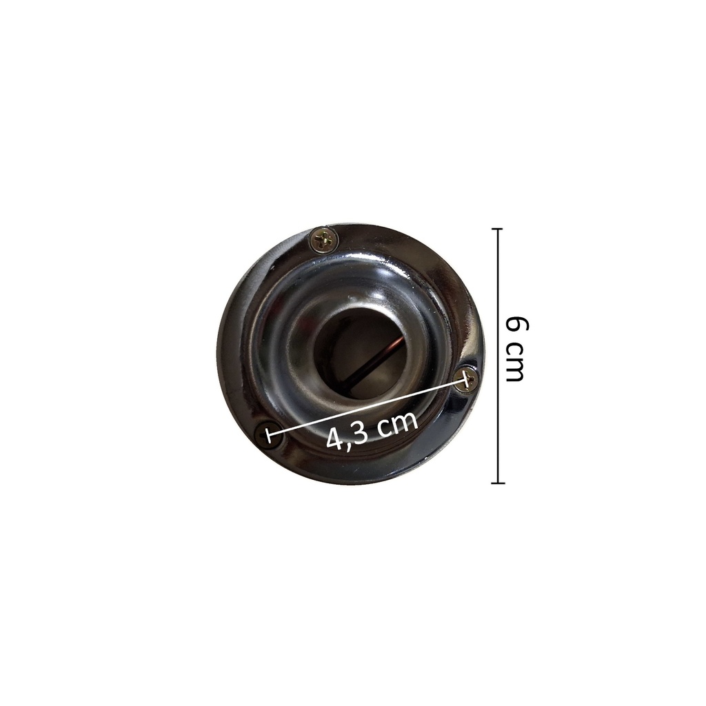 BINK - Arm fitting, chromed steel