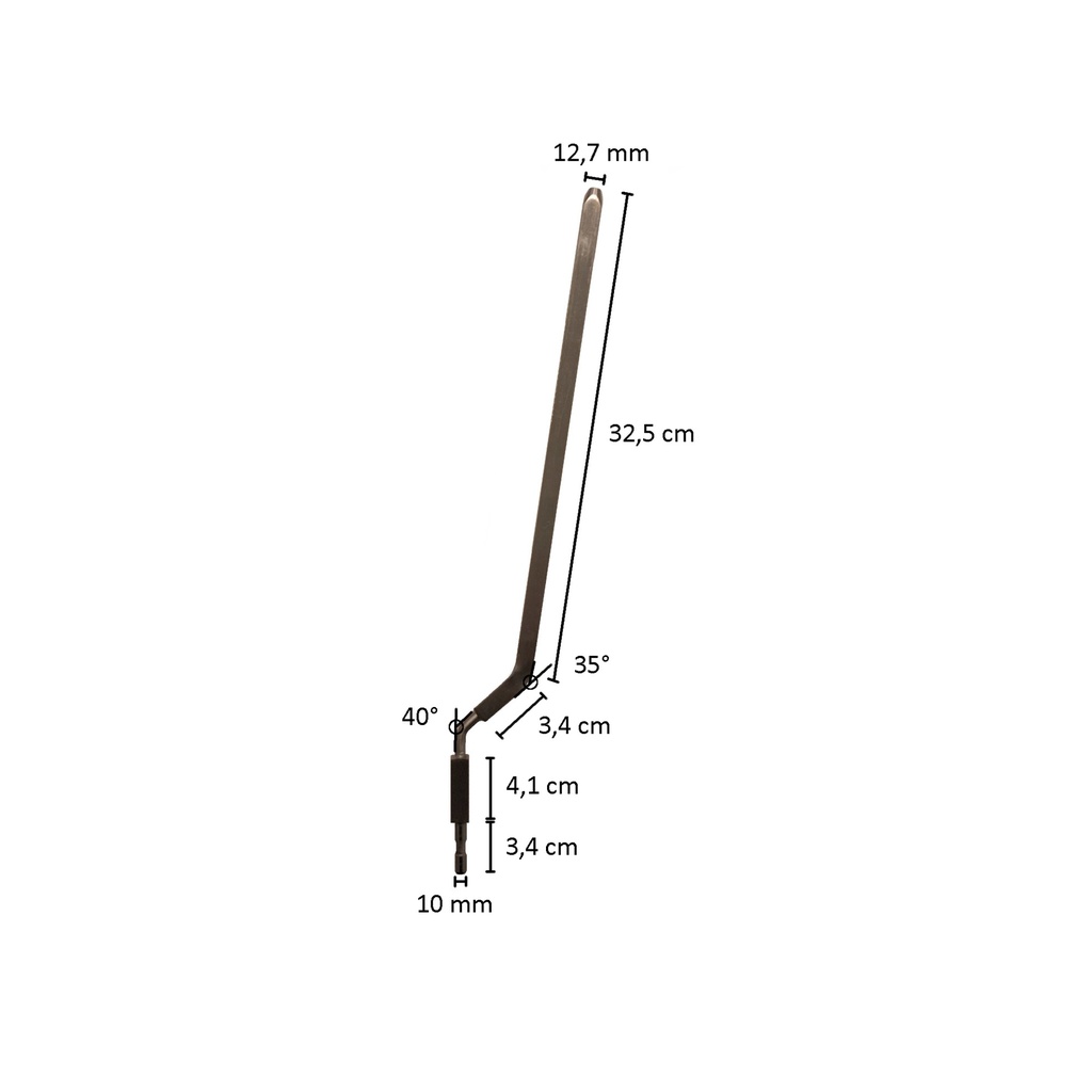 BINK - Brushed steel calfpin WO-CALF007_N