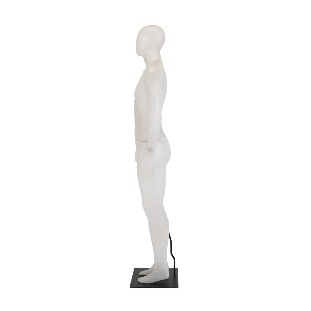BINK - Male mannequin, frost, plastic, metal base and calf pin