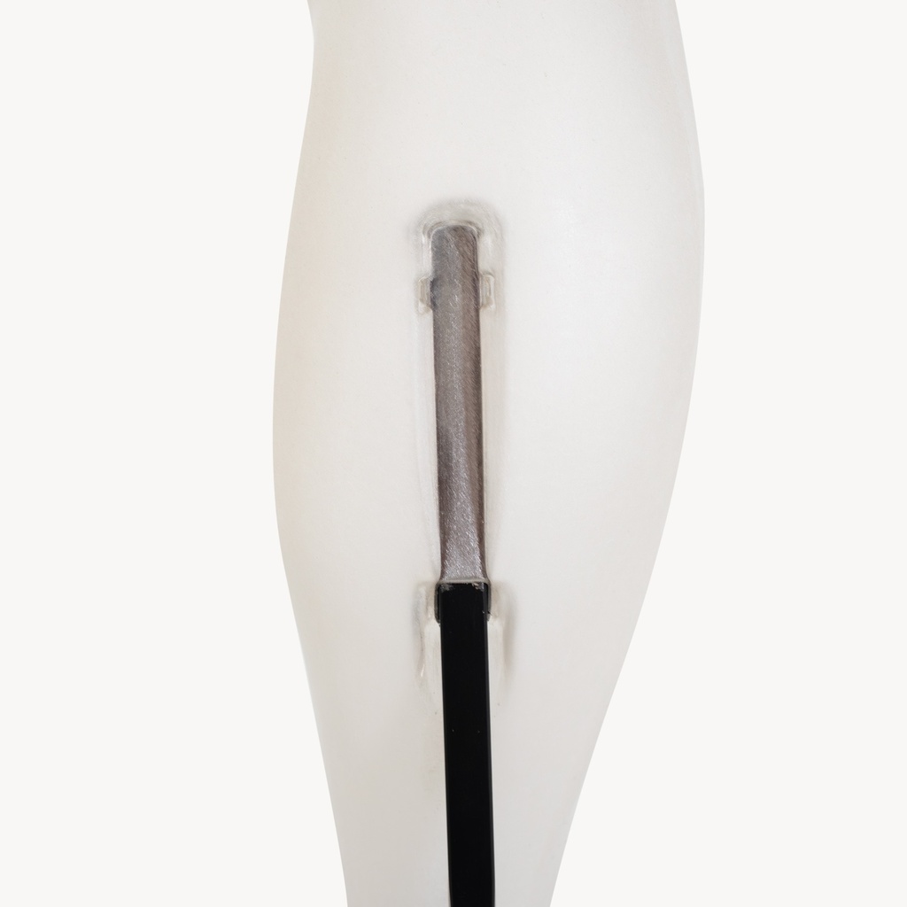 BINK - Male mannequin, frost, plastic, metal base and calf pin