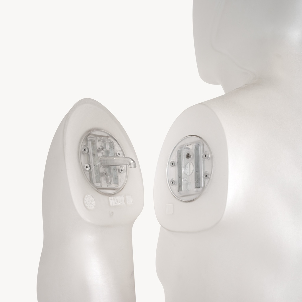 BINK - Male mannequin, frost, plastic, metal base and calf pin