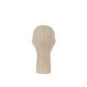 Kinderhoofd 8 jaar, collectie Maison Marlu, overstikt met beige stof