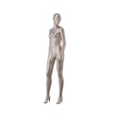 Paspop lingerie dame, A-cup, metallic huidskleur, staande pose 13A