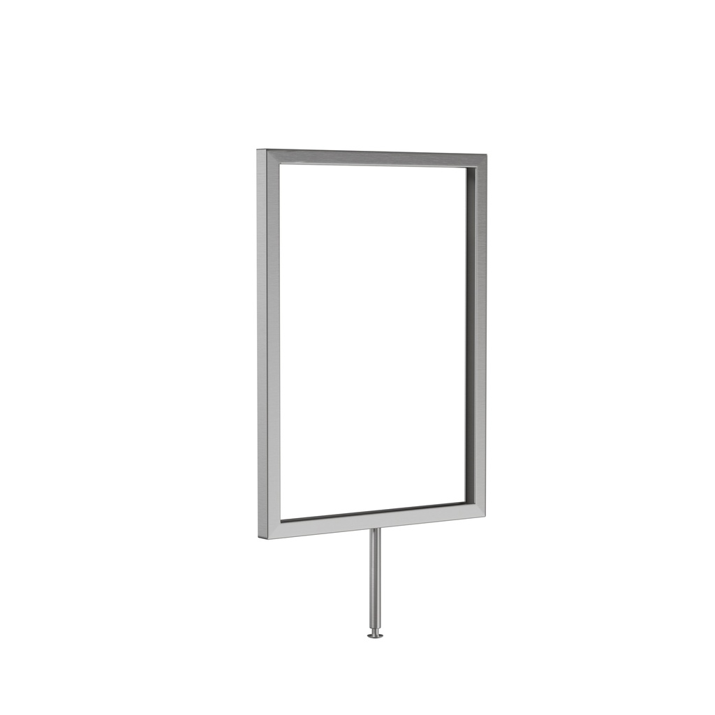 BINK - Info display, A5, for clothing rack SMA200, brushed steel