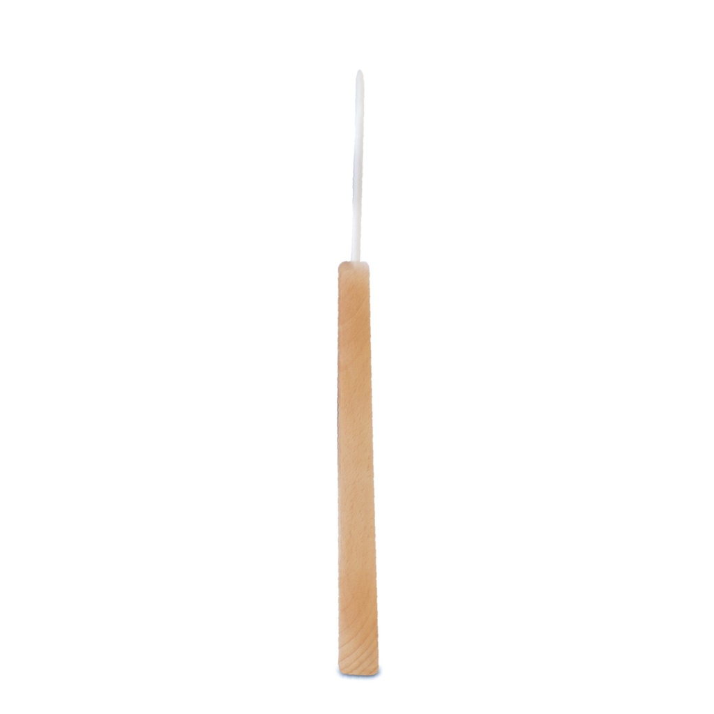 BINK - Kleiderbügel aus Buchenholz für Damen- und Herrenkleidung, 44 cm Breite, weißer Haken – 50 Stück pro Karton