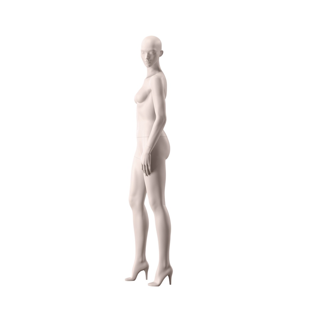 BINK - Lingerie mannequin, female, A-cup, nude skin color mat, standing pose 13A
