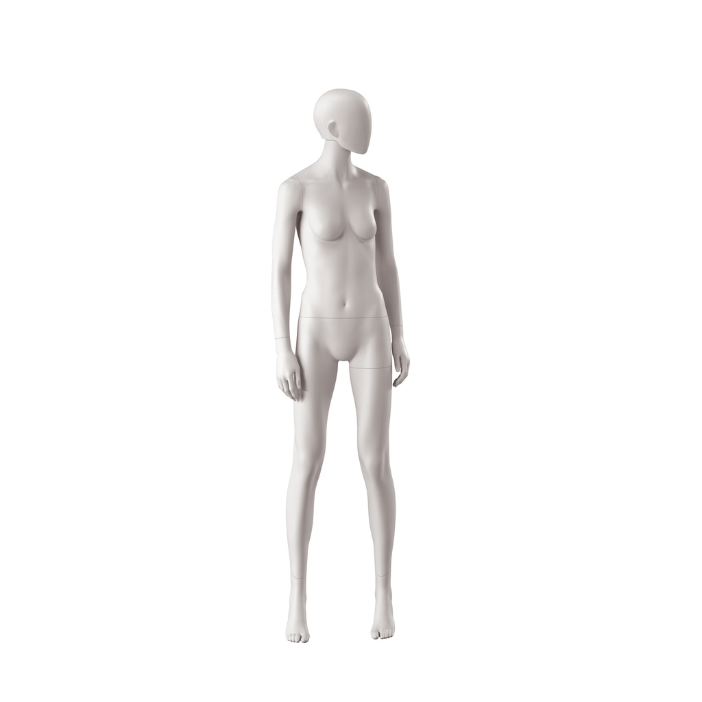 BINK - Female mannequin, collection NXT - gen Z, light grey, standing pose 104 lifted heels
