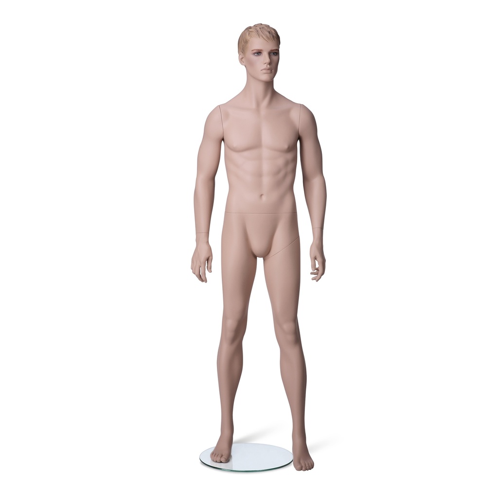 BINK - Mannequin homme aux cheveux sculptés