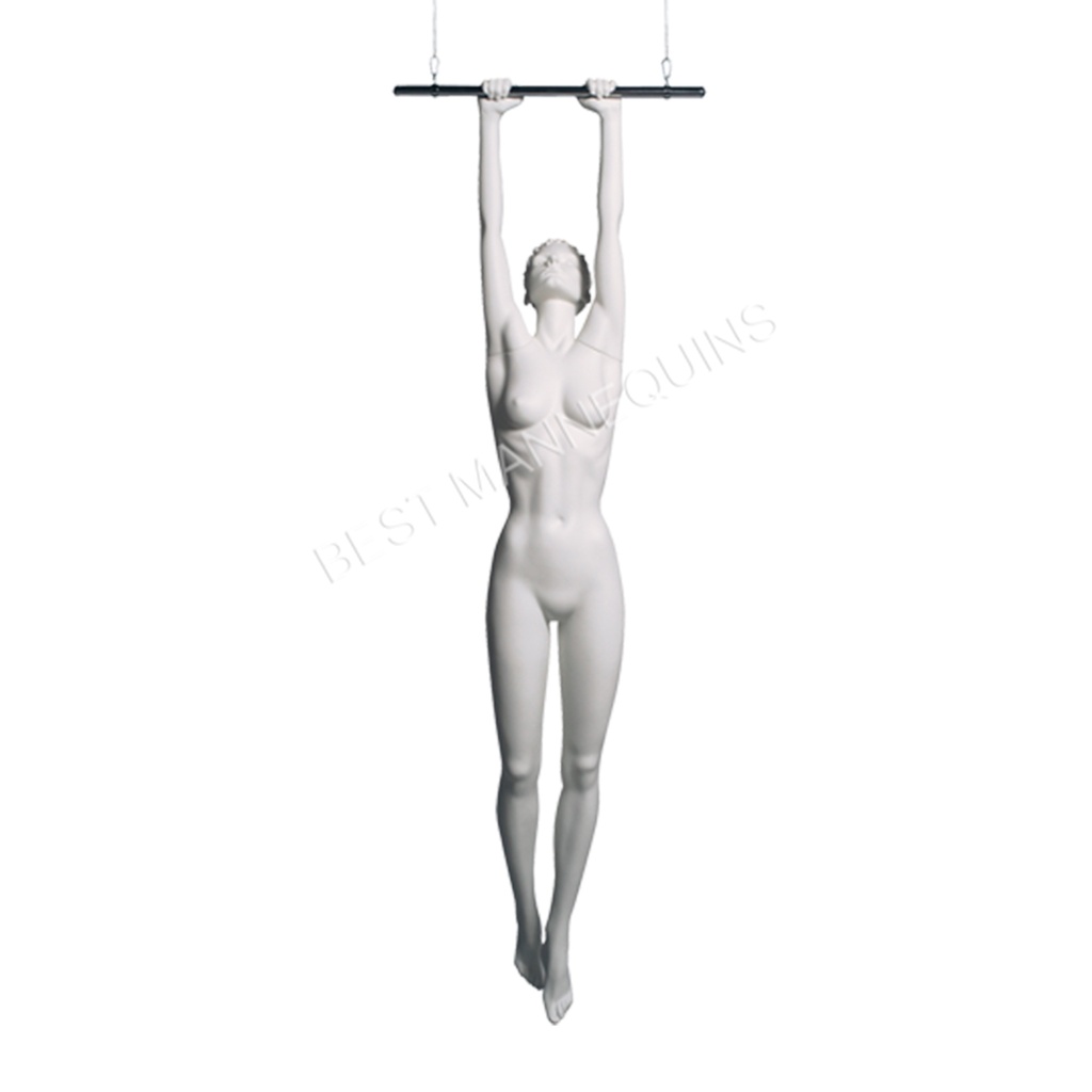 BINK - Maniquí femenino de escaparate, cabello esculpido, todo deporte