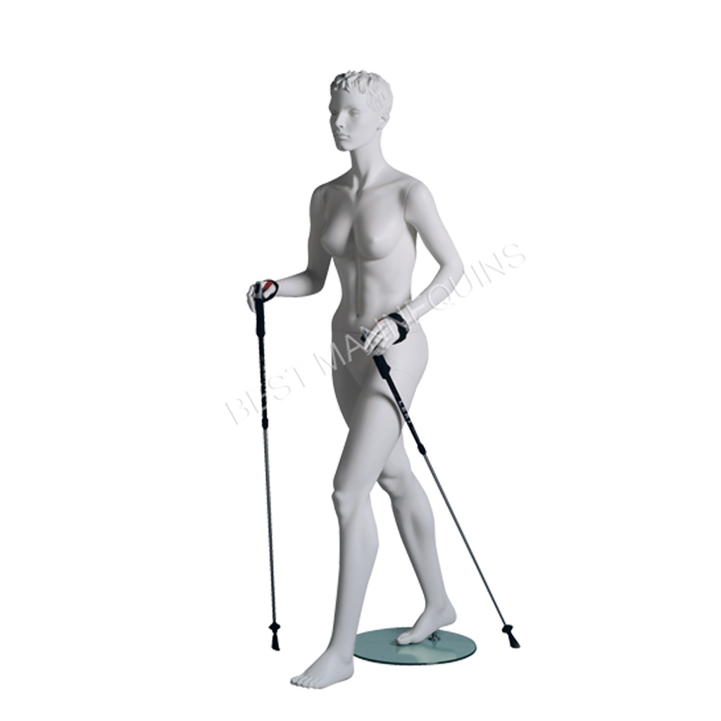 BINK - Mannequin femme aux cheveux sculptés, All Sports