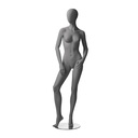 Maniquí femenino de escaparate abstracto cabeza, Metro