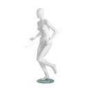 Maniquí femenino de escaparate abstracto cabeza, Metro deporte