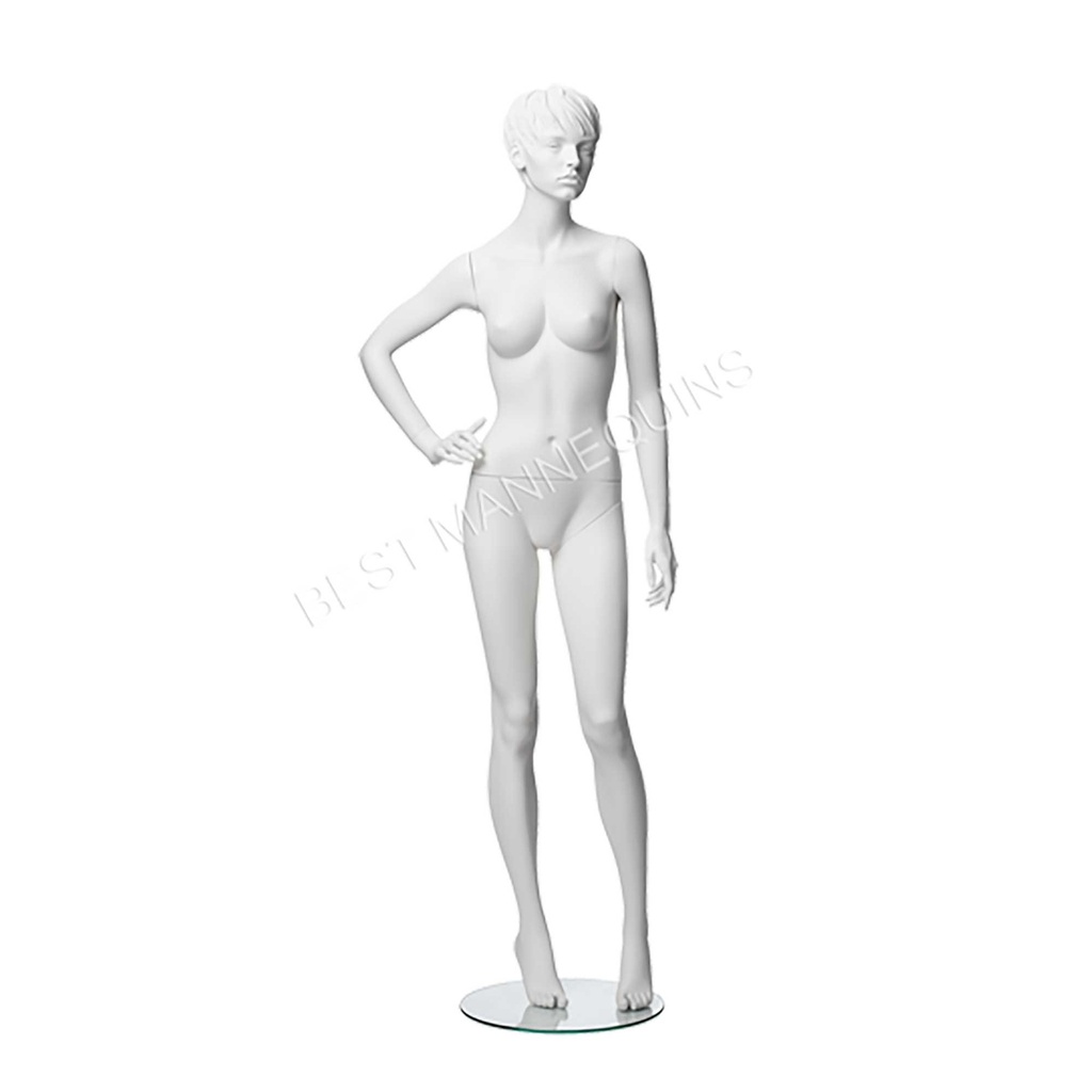 BINK - Maniquí femenino de escaparate, cabello esculpido, Adriana
