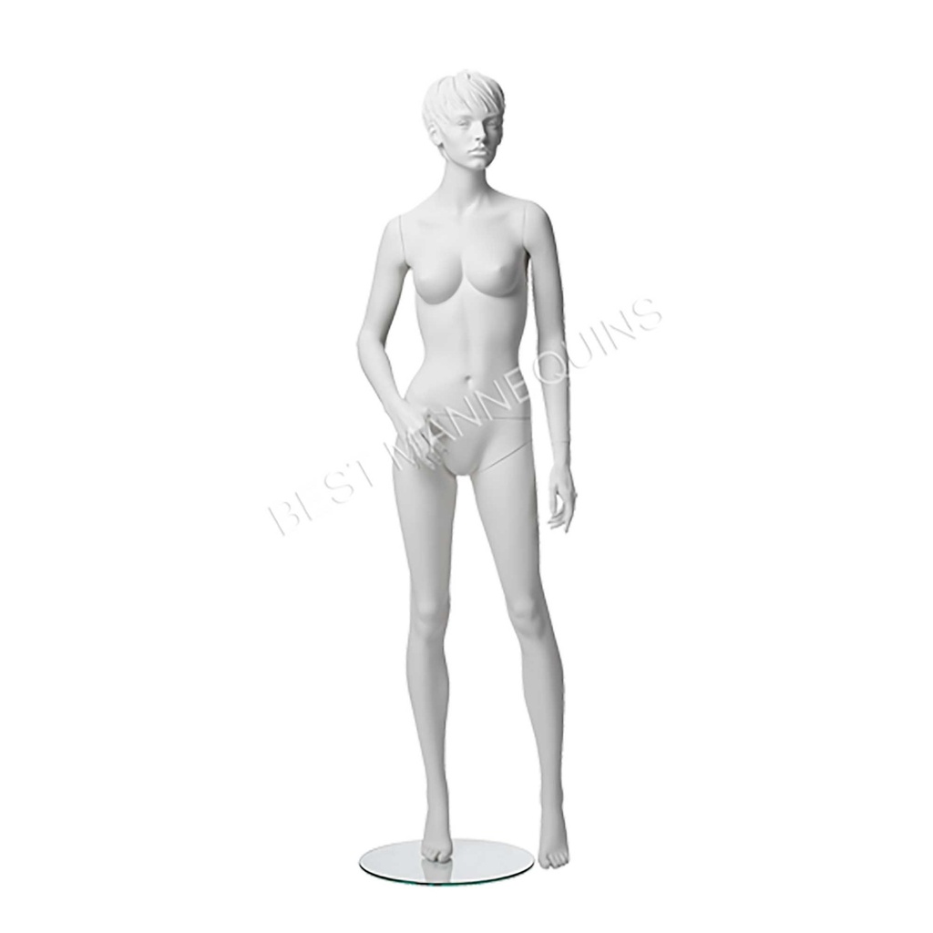 BINK - Maniquí femenino de escaparate, cabello esculpido, Adriana
