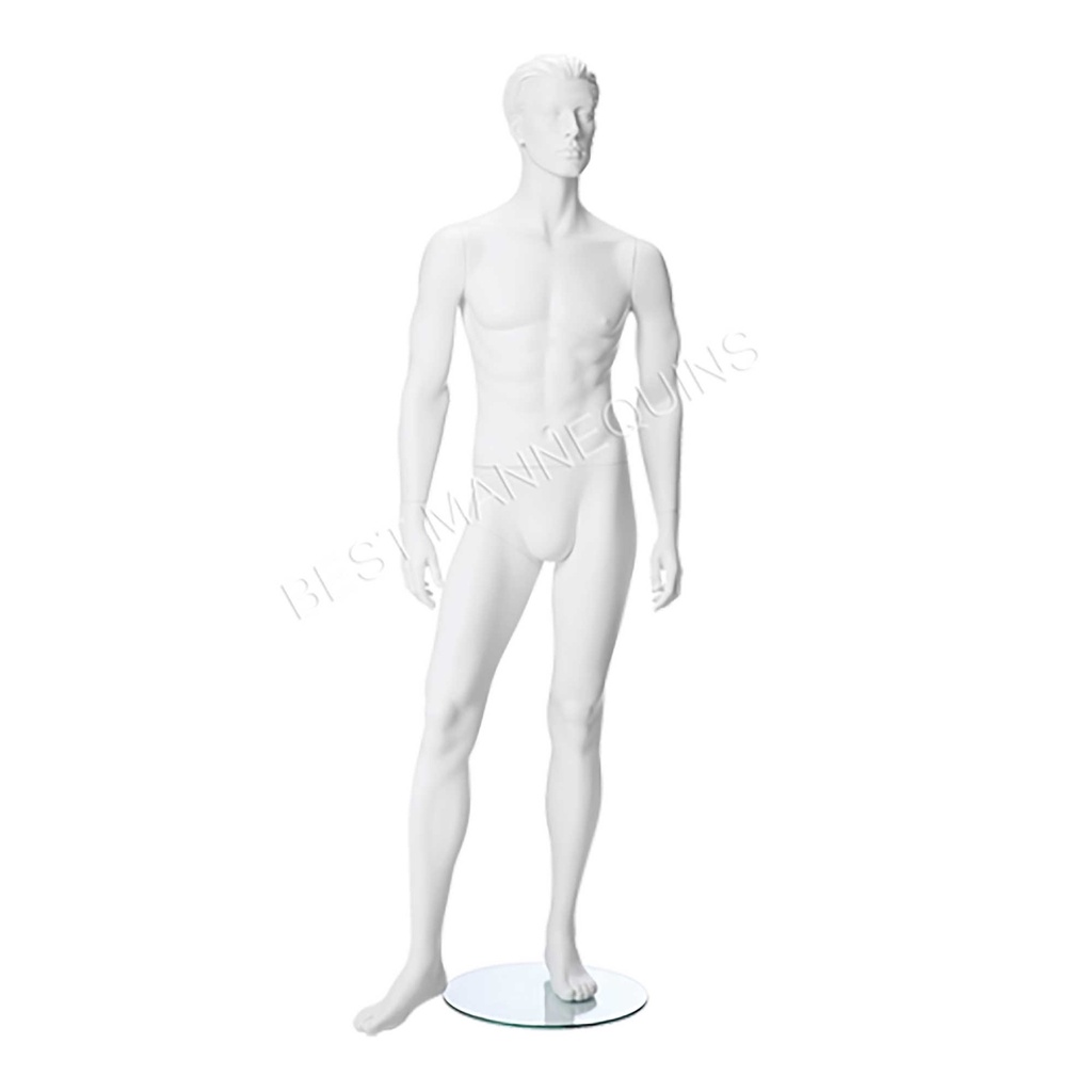 BINK - Maniquí masculino de escaparate cabello esculpido, Nik