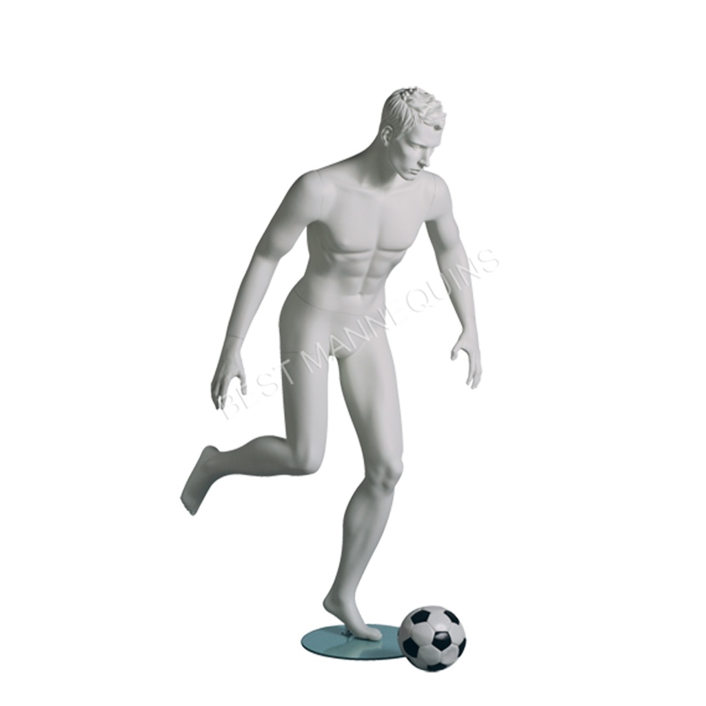 BINK - Maniquí masculino de escaparate cabello esculpido, todo deporte