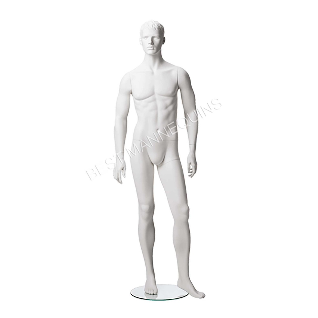 BINK - Maniquí masculino de escaparate cabello esculpido, Marvin