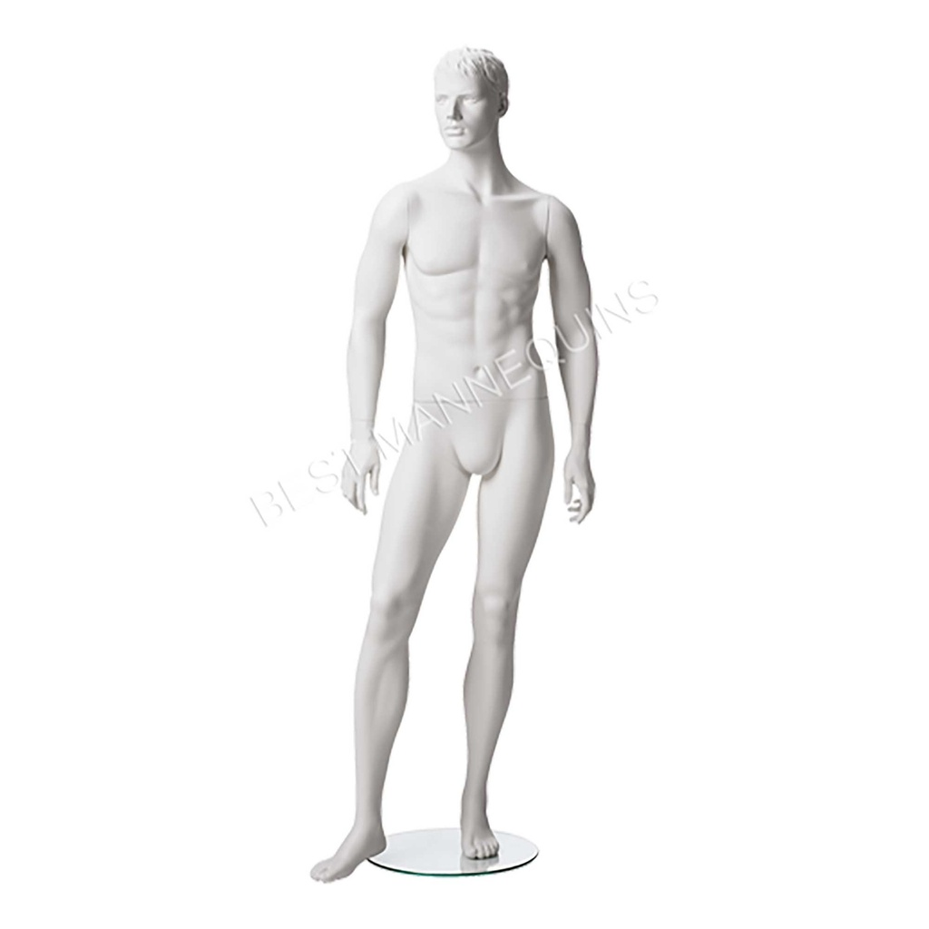 BINK - Maniquí masculino de escaparate cabello esculpido, Marvin