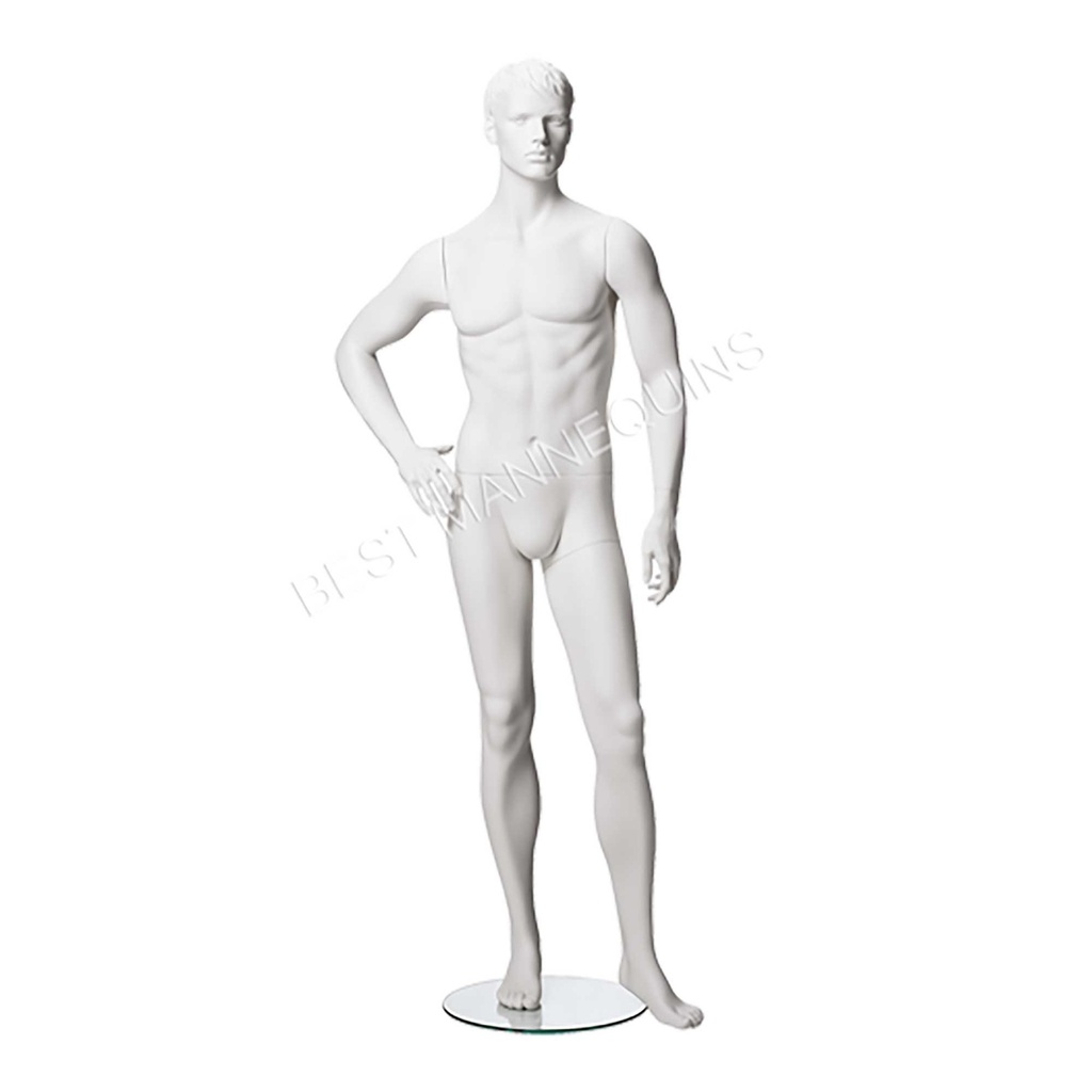 BINK - Maniquí masculino de escaparate cabello esculpido, Marvin