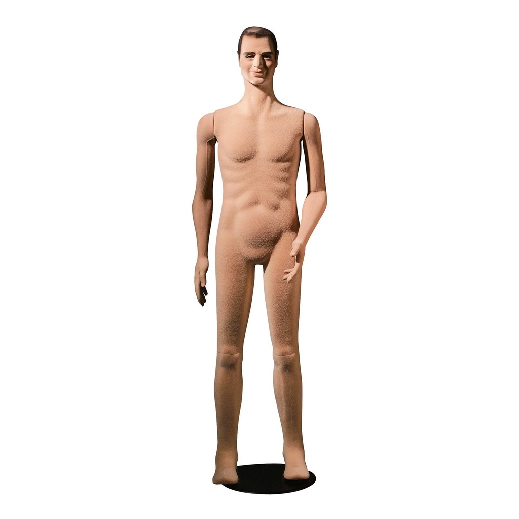 BINK - Mannequin homme flexible aux cheveux sculptés, Polyflex