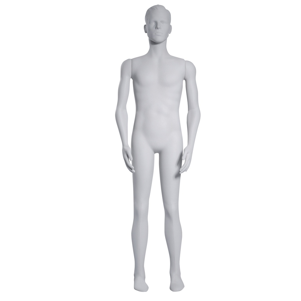 BINK - Flexible masculino maniquí cabello esculpido, Polyflex
