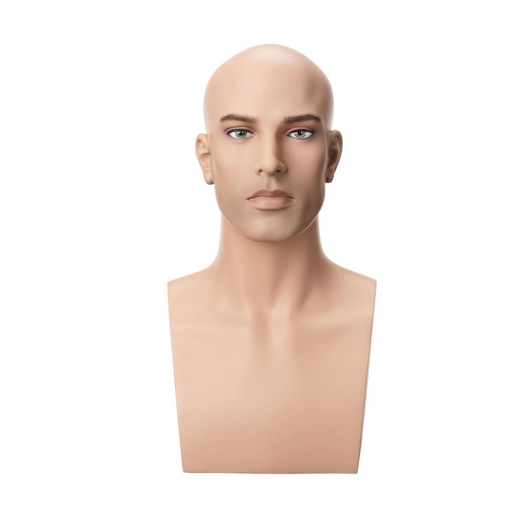 BINK - Realistisches Herrenkopf, FRP, Höhe 50 Cm