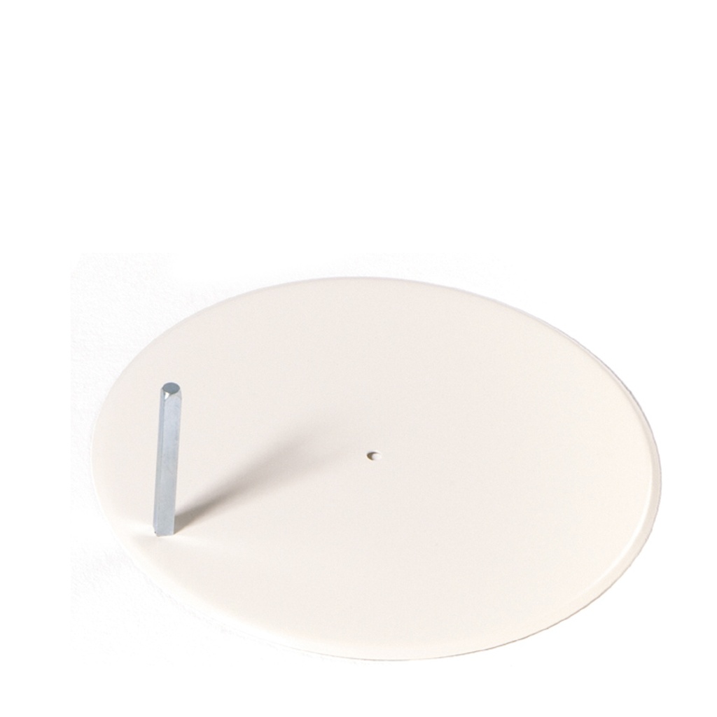 BINK - Redondo blanco metal base, para polyflex mannequins