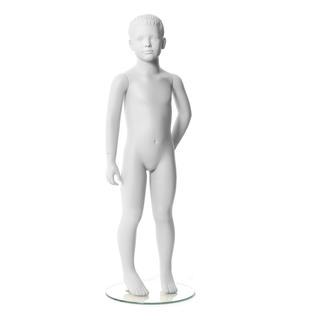 Infantil maniquí de escaparate cabello esculpido, 4 años, Q-Kids