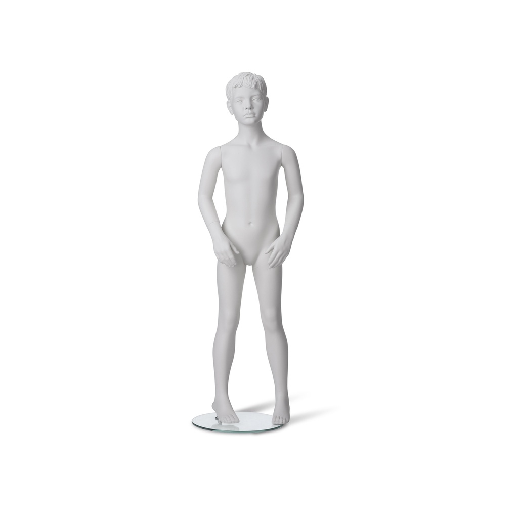 Mannequin enfant cheveux sculptés, 8 ans, Q-Kids