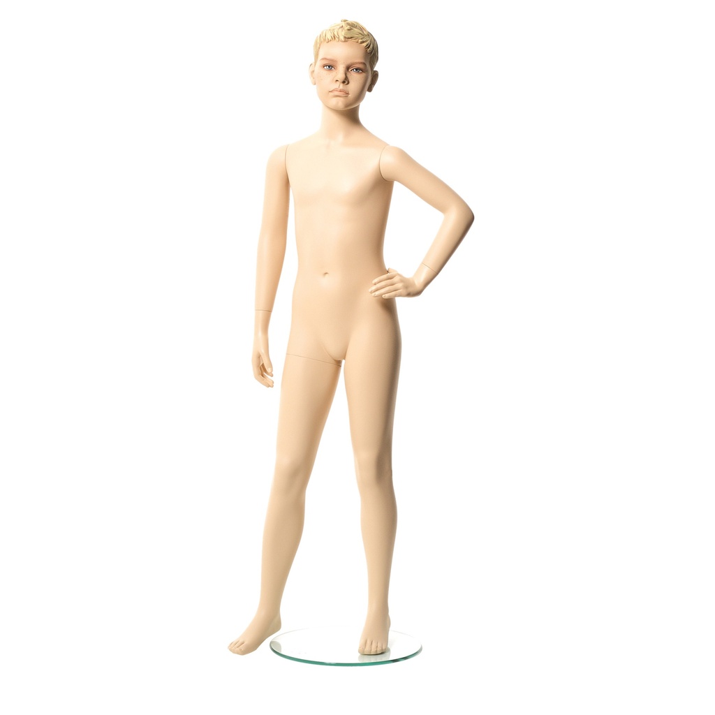 BINK - child mannequin sculpted hair, 10 yr, Q-Kids
