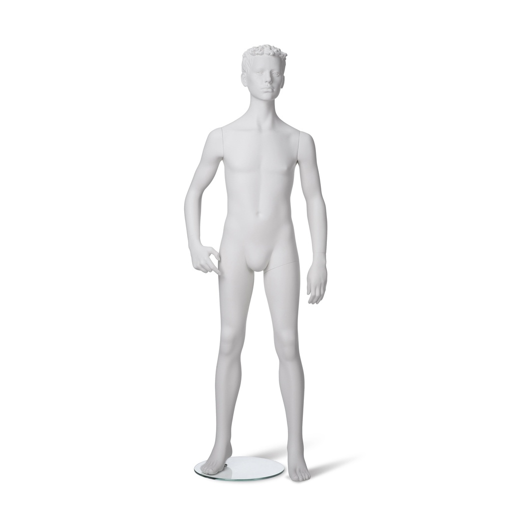 Mannequin enfant cheveux sculptés, 12 ans, Q-Kids