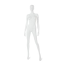 Maniquí mujer, cabeza abstracta con máscara extraí
