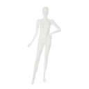 Maniquí mujer, cabeza abstracta con máscara extraí