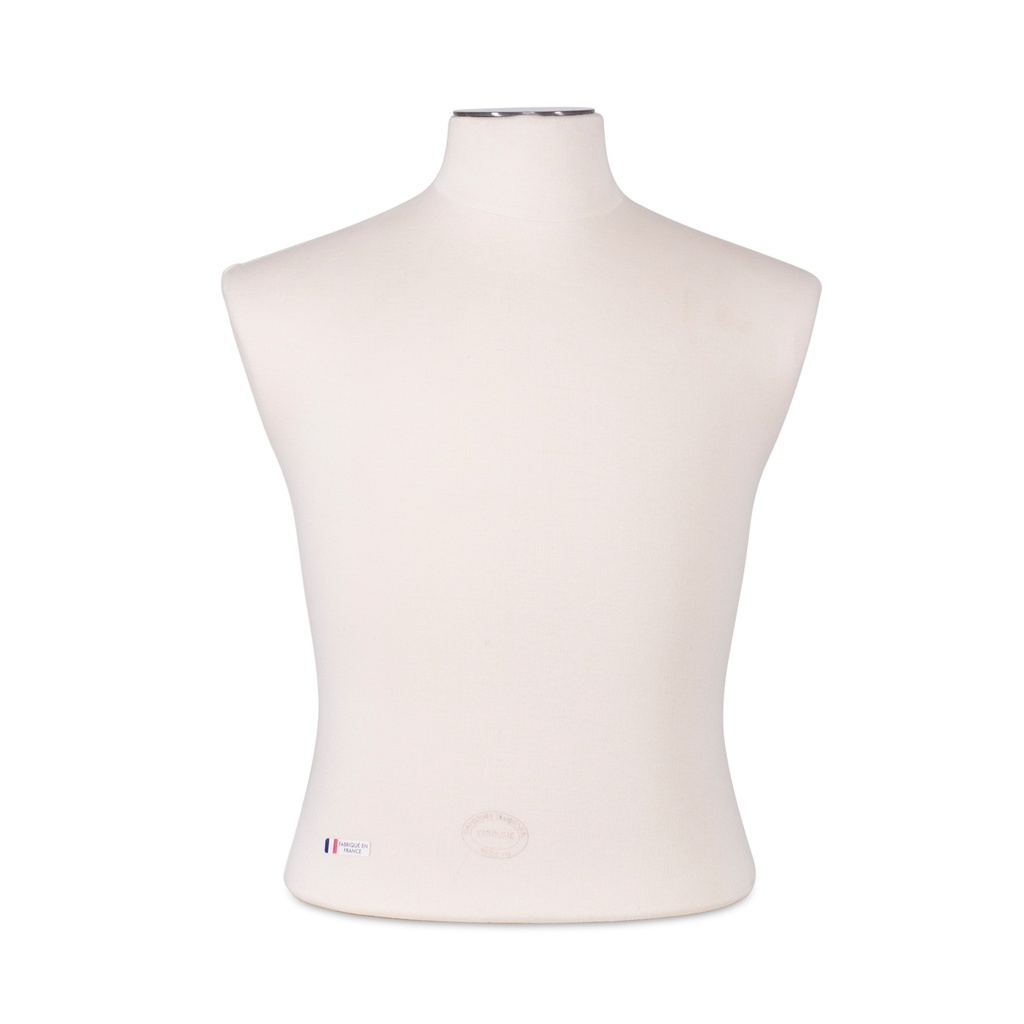 BINK - Male dressform, PU with ecru fabric