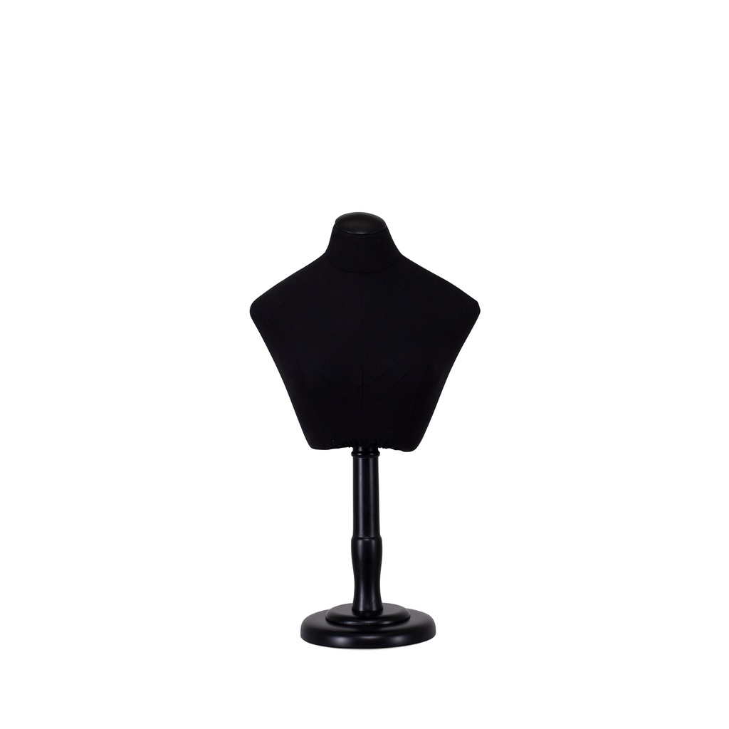 BINK - Female dressform, black fabric on black base