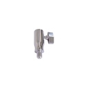Connector voor kuitpin, M12, chroom
