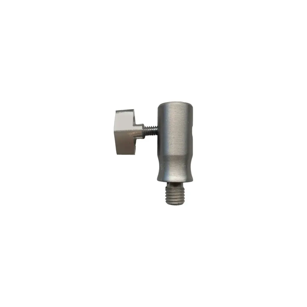 BINK - Connecteur pour tige au mollet, M12, acier nickel brossé