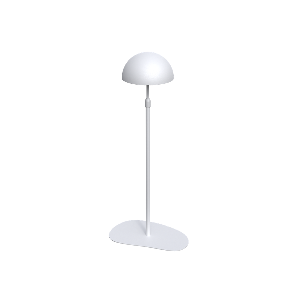 BINK - Hat stand, adjustable height, white metal