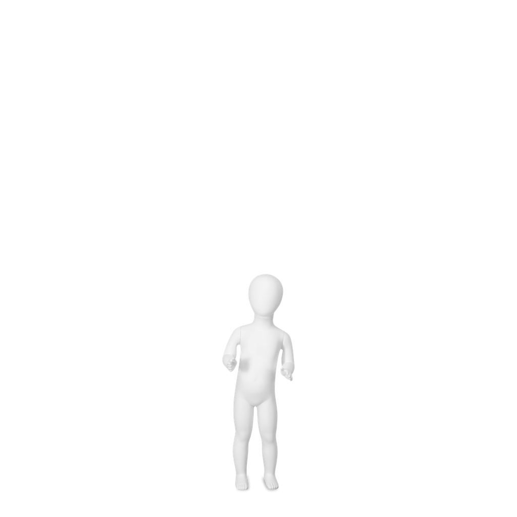 BINK - Maniquí infantil, 1 año, blanco mate, Cosmic