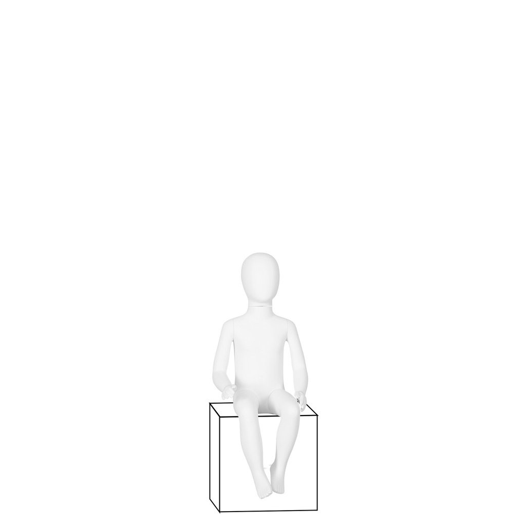 BINK - Mannequin enfant, 4 ans, blanc mat, Cosmic